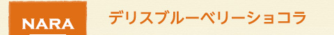 nara 奈良県 デリスブルーベリーショコラ